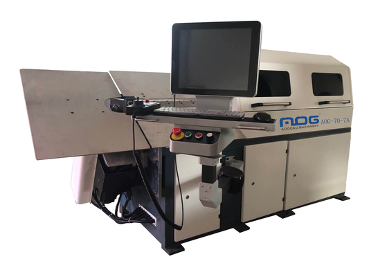 دستگاه خم کن سیم CNC چرخشی برای سیم گرد و سیم پروفیل