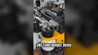 نمایش دمو دستگاه خم کن لوله CNC لوله های فولادی CNC50REM PLC